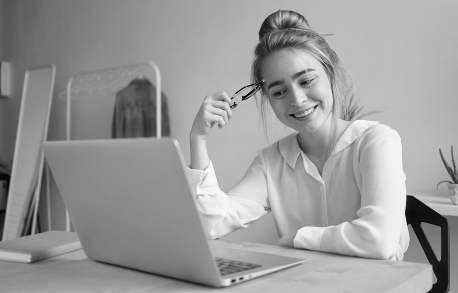 Investment portfolio analysis workspace with charts and financial documents
